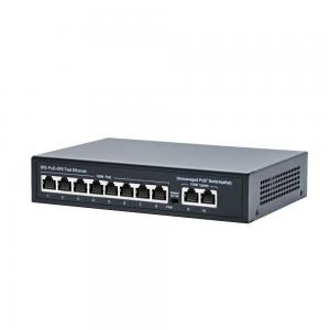Ethernet POE Switch 8 POE Ports 30W Max Each 2 LAN Uplink 