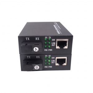 Fiber Optic Media Converter 10/100Mbps Ethernet  25KM