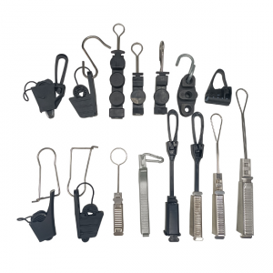 Fiber drop cable clamps with different models